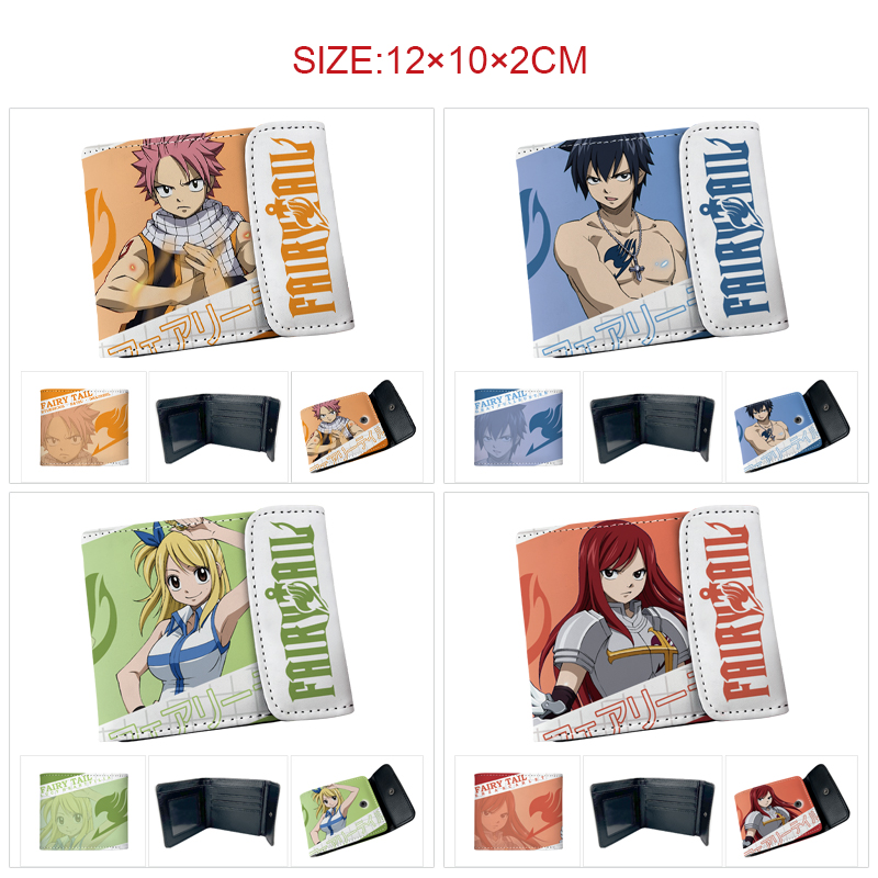 Fairy Tail anime wallet 12*10*2cm