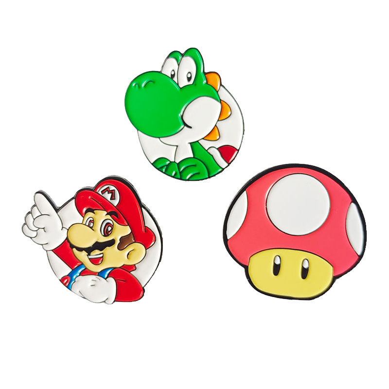 Super Mario anime pin