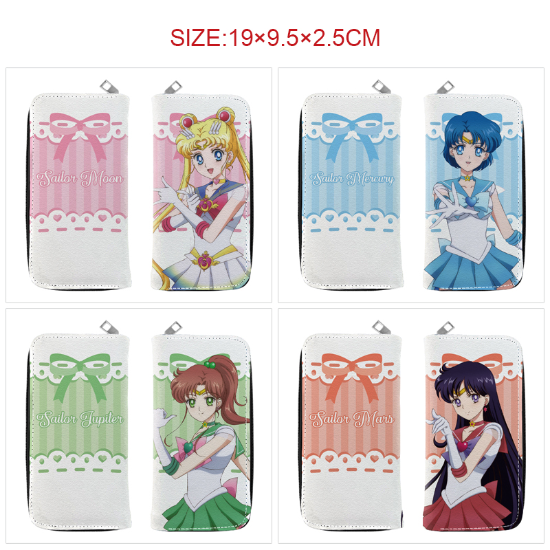 Sailor Moon Crystal anime wallet 19*9.5*2.5cm