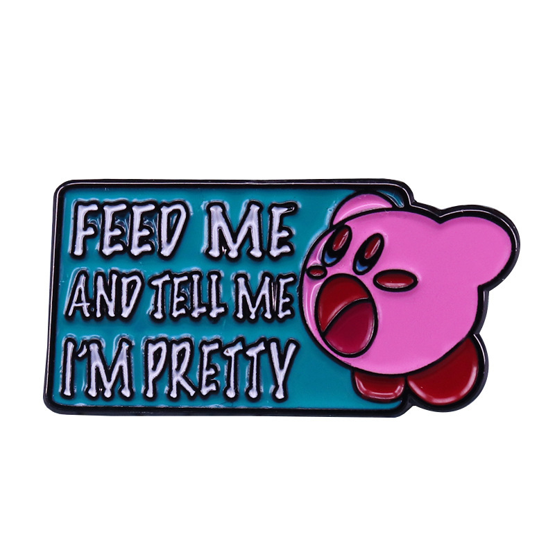 Kirby anime pin