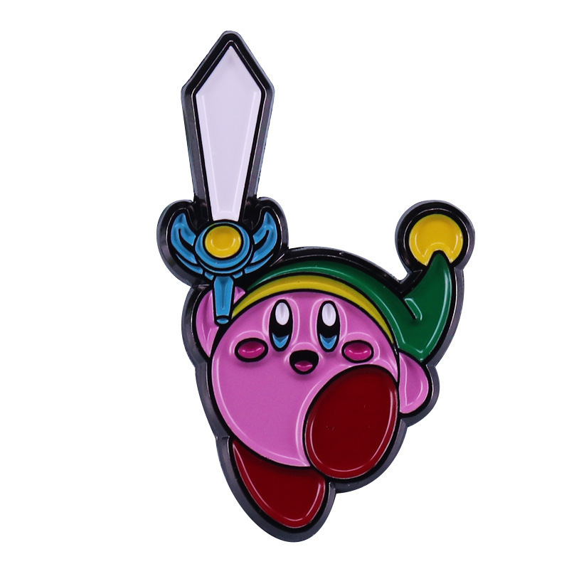 Kirby anime pin