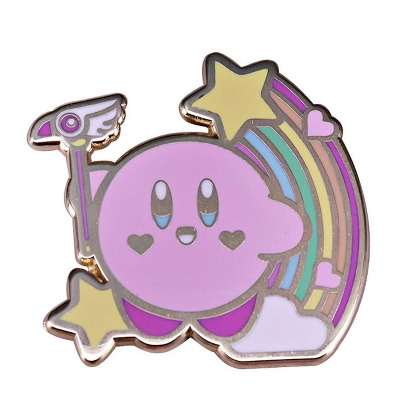 Kirby anime pin