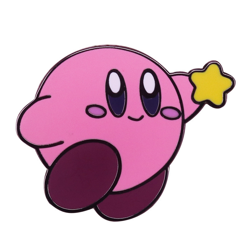 Kirby anime pin