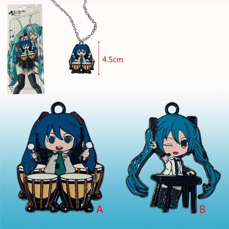 Hatsune Miku anime necklace