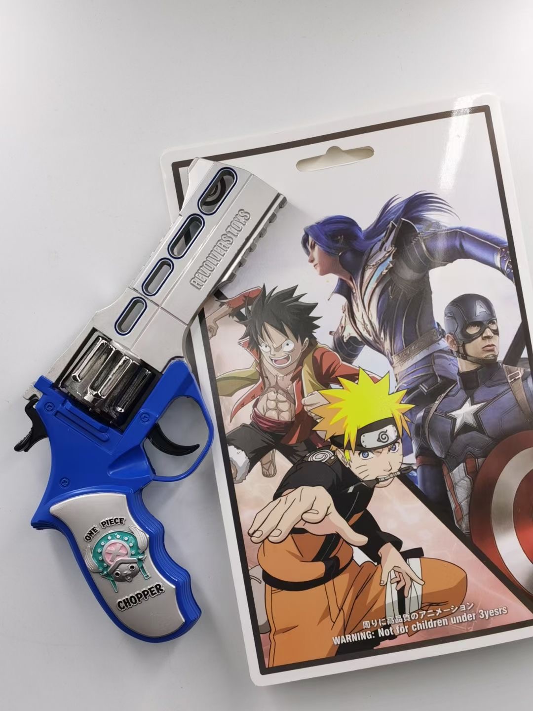 One Piece anime gun smashing toy