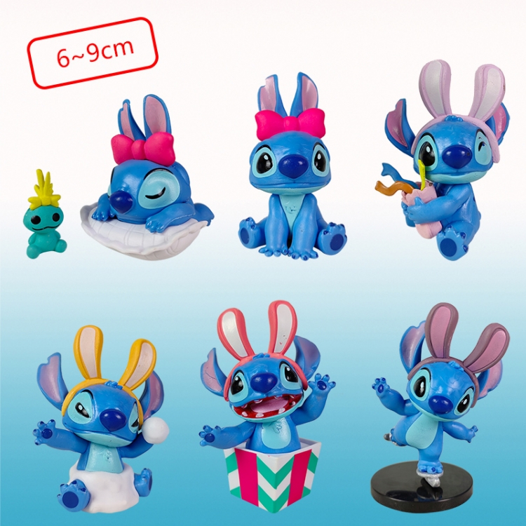 stitch anime anime figure 6-9cm