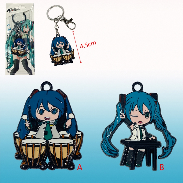 Hatsune Miku anime keychain