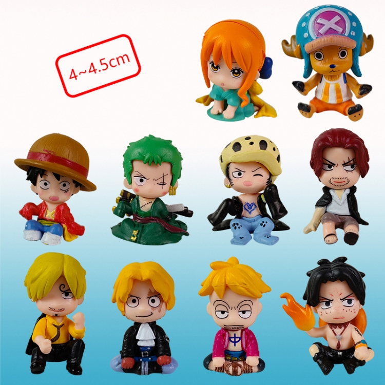 One Piece anime figure 4-4.5cm