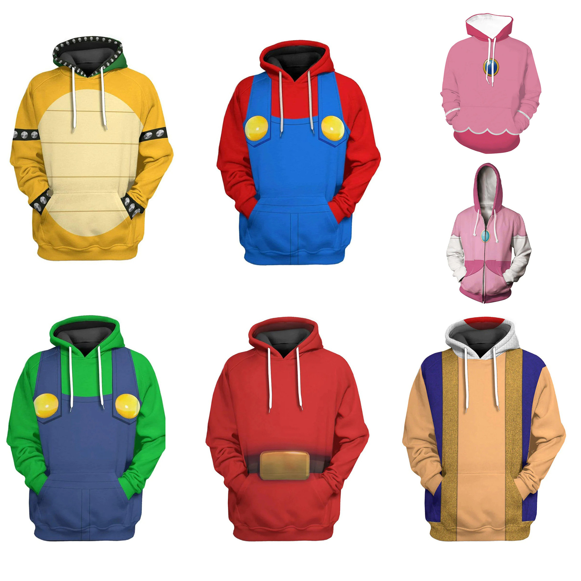 Super Mario anime hoodie