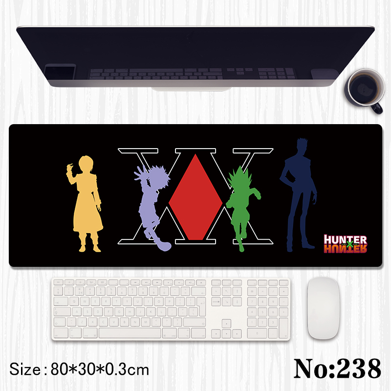 HunterX Hunter anime Mouse pad 80*30*0.3cm