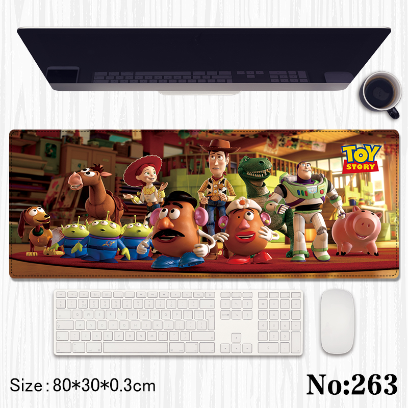 Toy Story anime Mouse pad 80*30*0.3cm