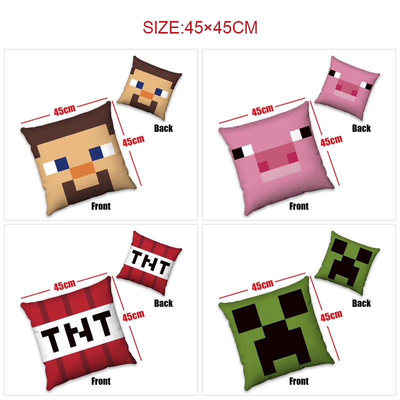 Minecraft anime cushion 45*45cm