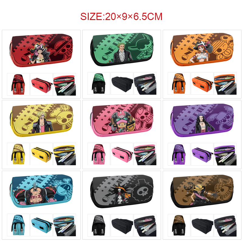 One Piece anime pencil bag 20*9*6.5cm