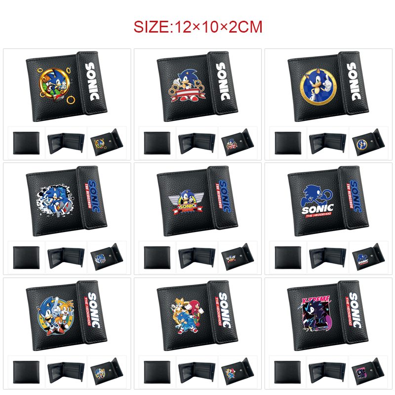 Sonic anime wallet 12*10*2cm