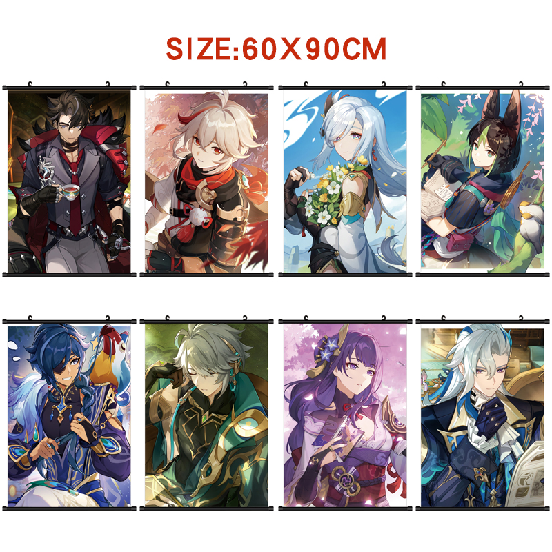 Genshin Impact anime anime wallscroll 60*90cm