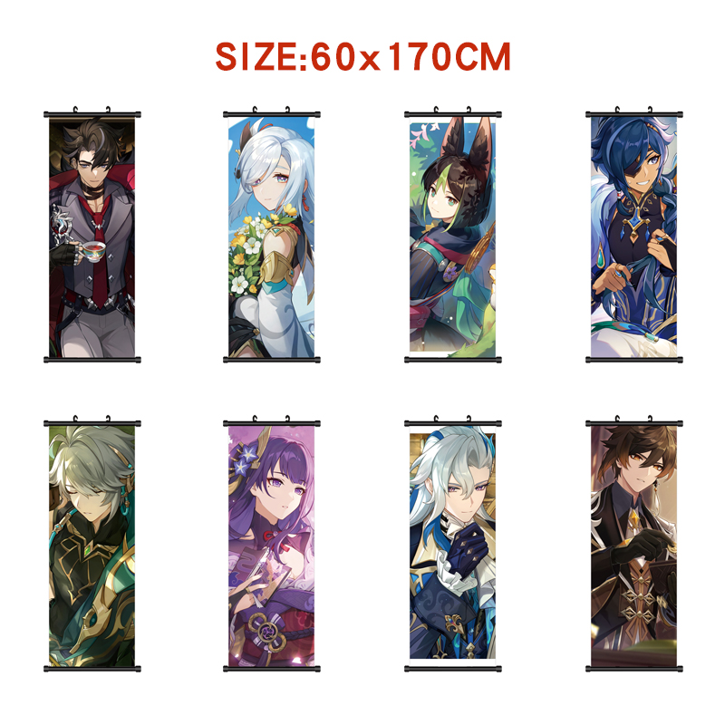 Genshin Impact anime anime wallscroll 60*170cm