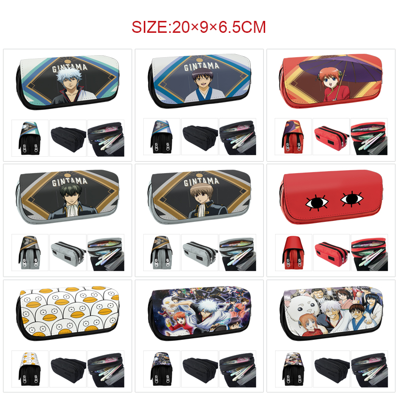 Gintama anime pencil bag 20*9*6.5cm