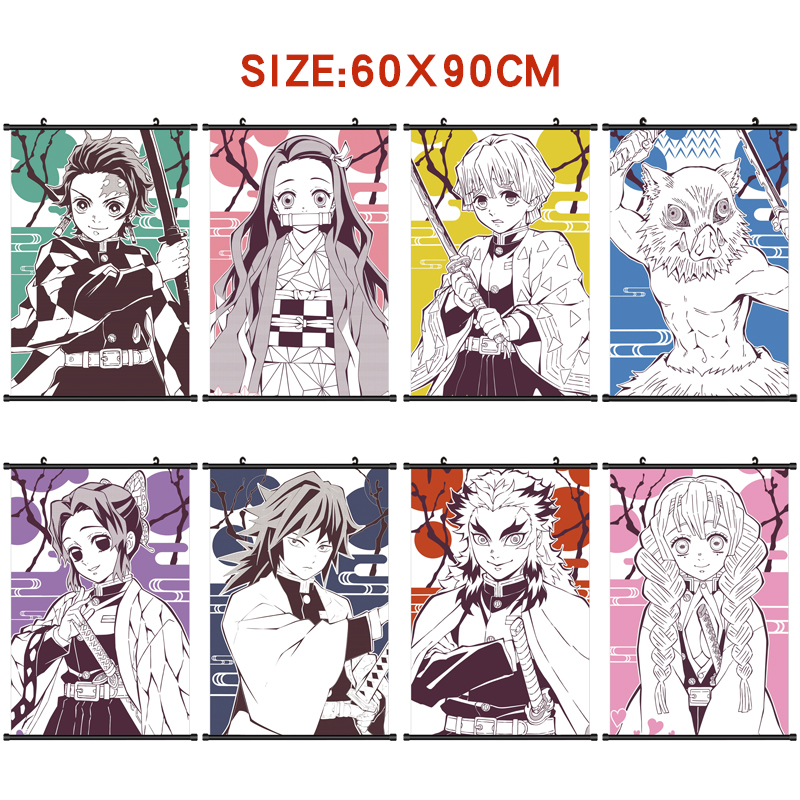 Demon slayer kimets anime wallscroll 60*90cm