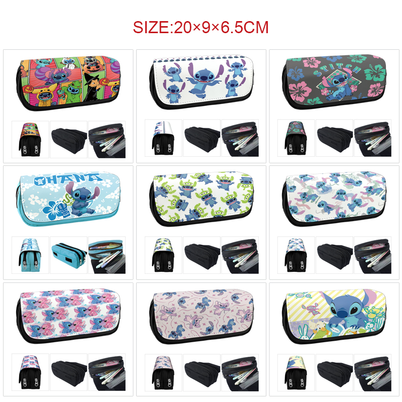 stitch anime anime pencil bag 20*9*6.5cm