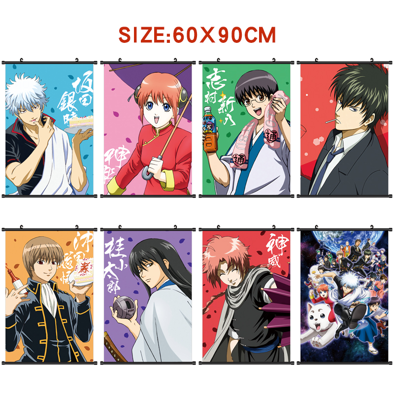 Gintama anime wallscroll 60*90cm