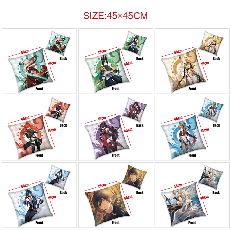 Genshin Impact anime anime cushion 45*45cm