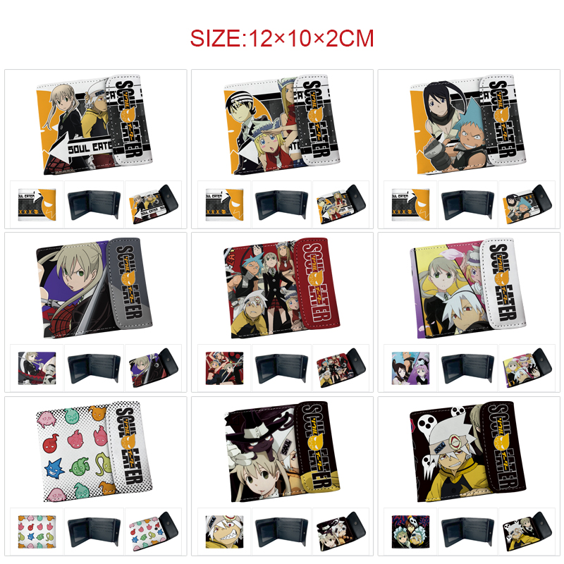 soul eater anime wallet 12*10*2cm