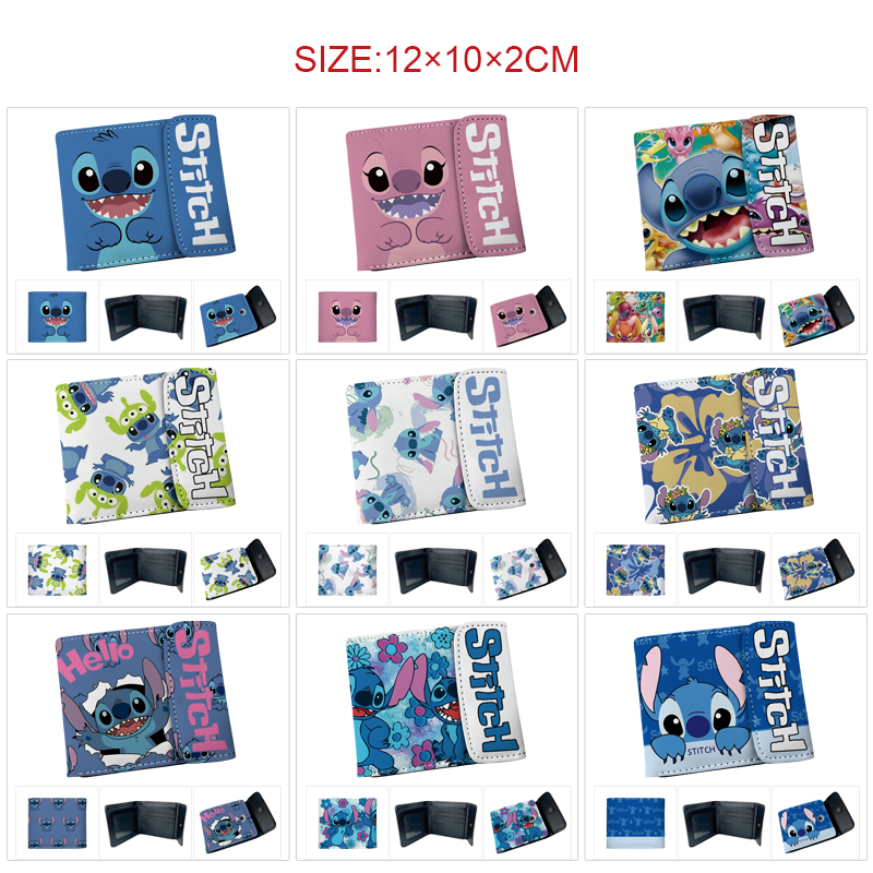 stitch anime anime wallet 12*10*2cm