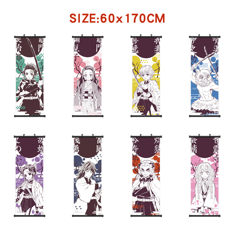 Demon slayer kimets anime wallscroll 60*170cm