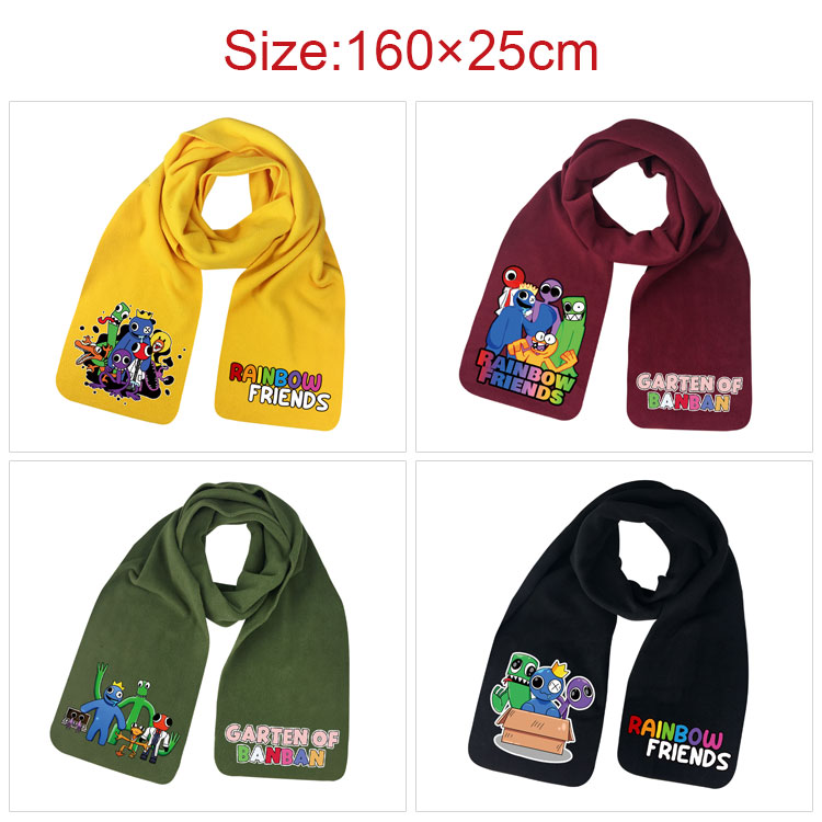 Rainbow friends anime scarf