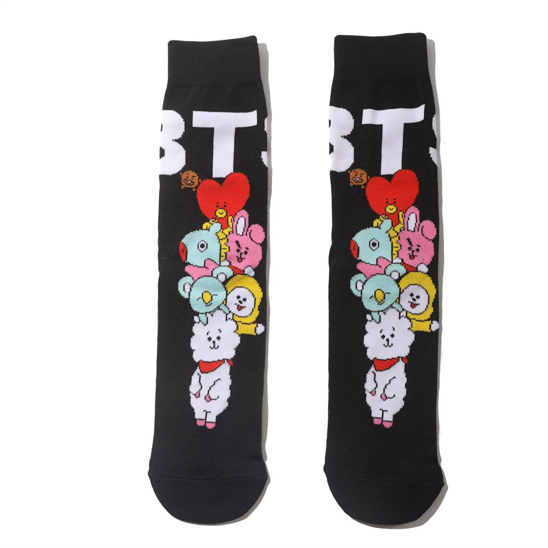 BTS anime socks