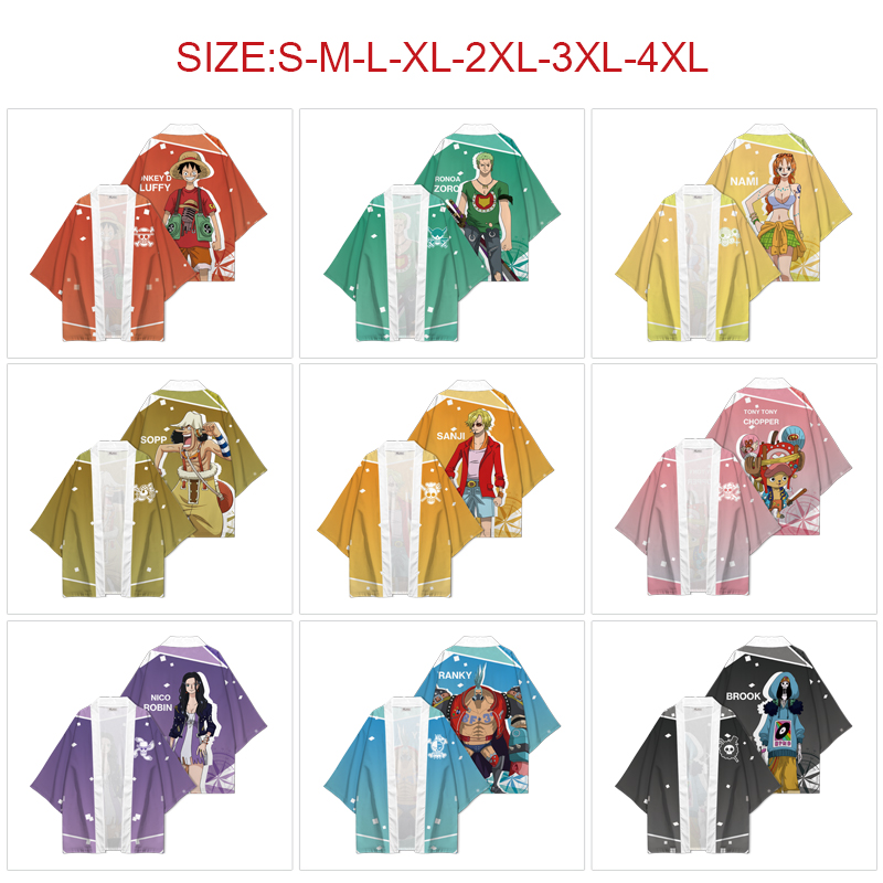 One Piece anime kimono