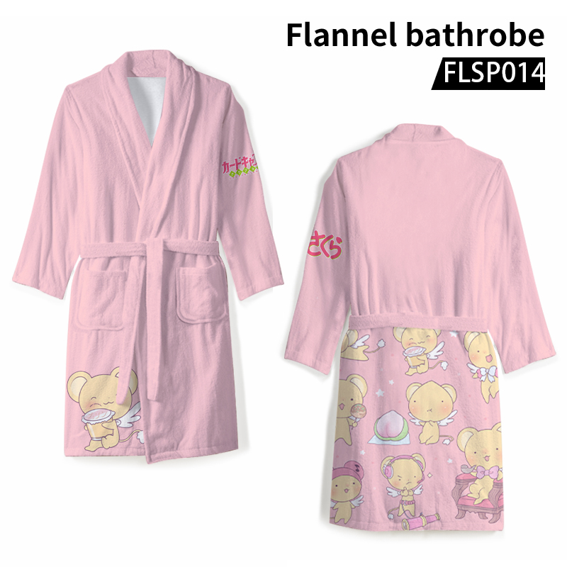 card captor sakura anime bathrobe