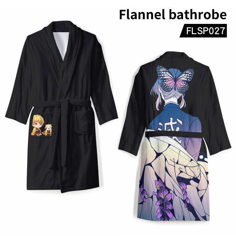 Demon slayer kimets anime bathrobe