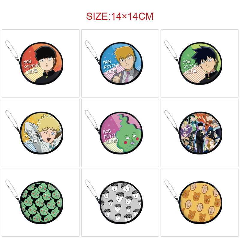 Mob Psycho 100  anime pu wallet 14*14cm