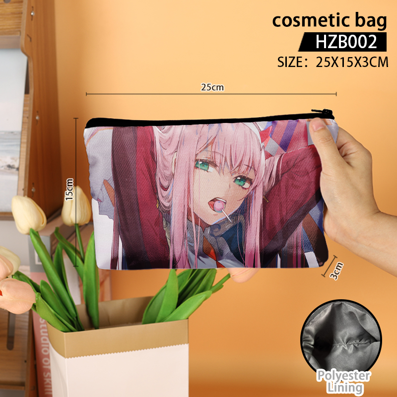 Darling In The Franxx anime cosmetic bag