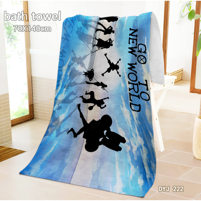 One Piece anime bath towel 70*140cm