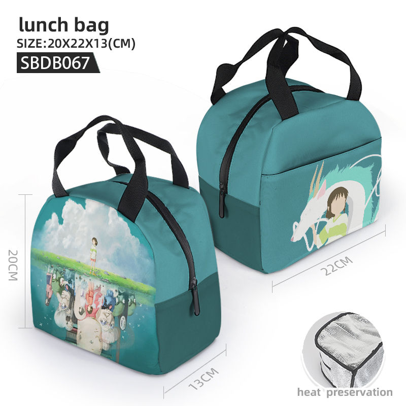 Spirited Away anime lunch bag 20*22*13cm