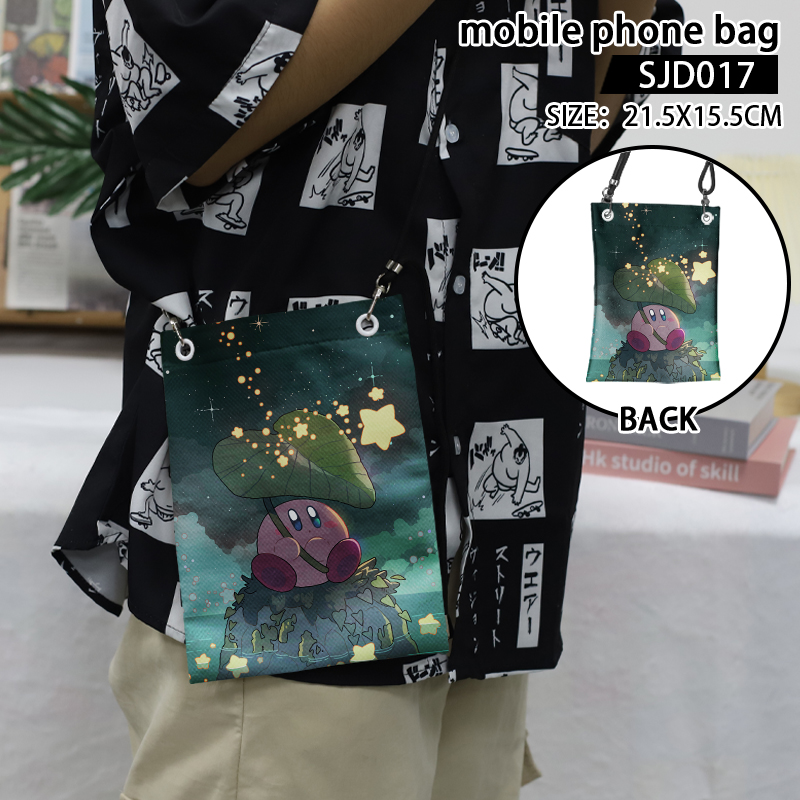 Kirby anime mobile phone bag