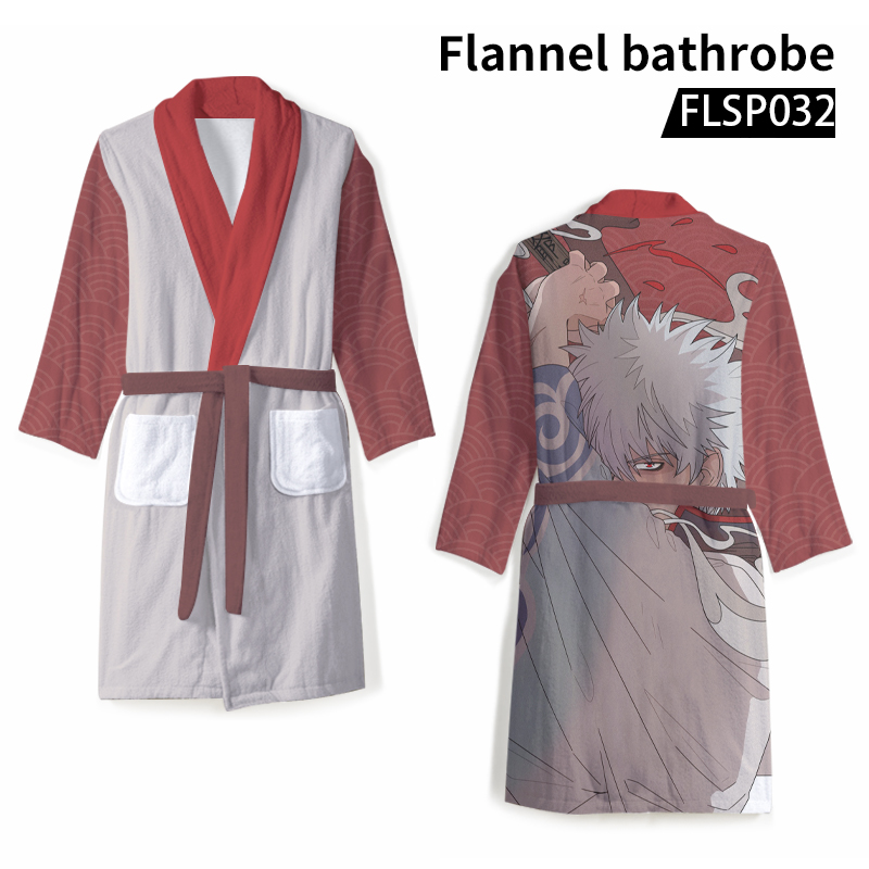 Gintama anime bathrobe