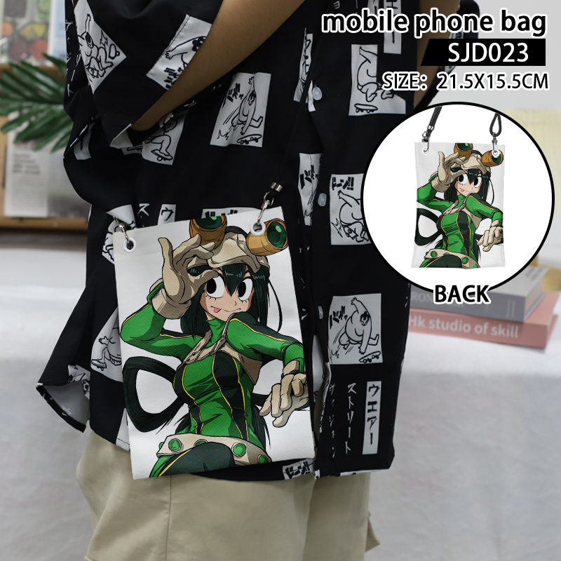 My Hero Academia anime mobile phone bag