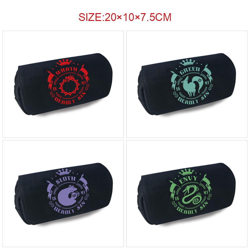 seven deadly sins  anime pencil bag 20*10*7.5cm