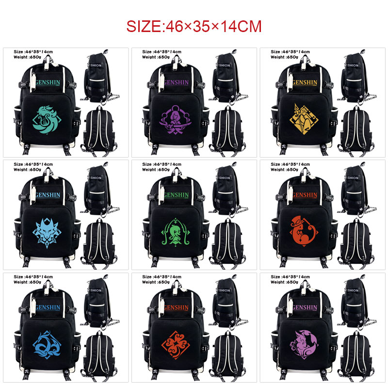 Genshin Impact anime anime Backpack