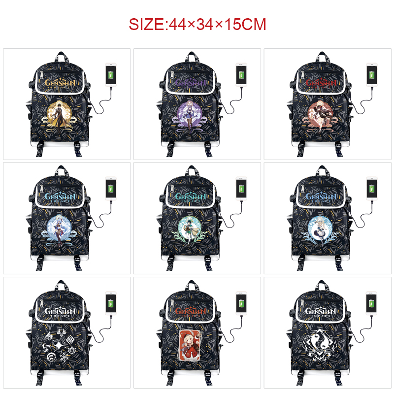 Genshin Impact anime anime Backpack