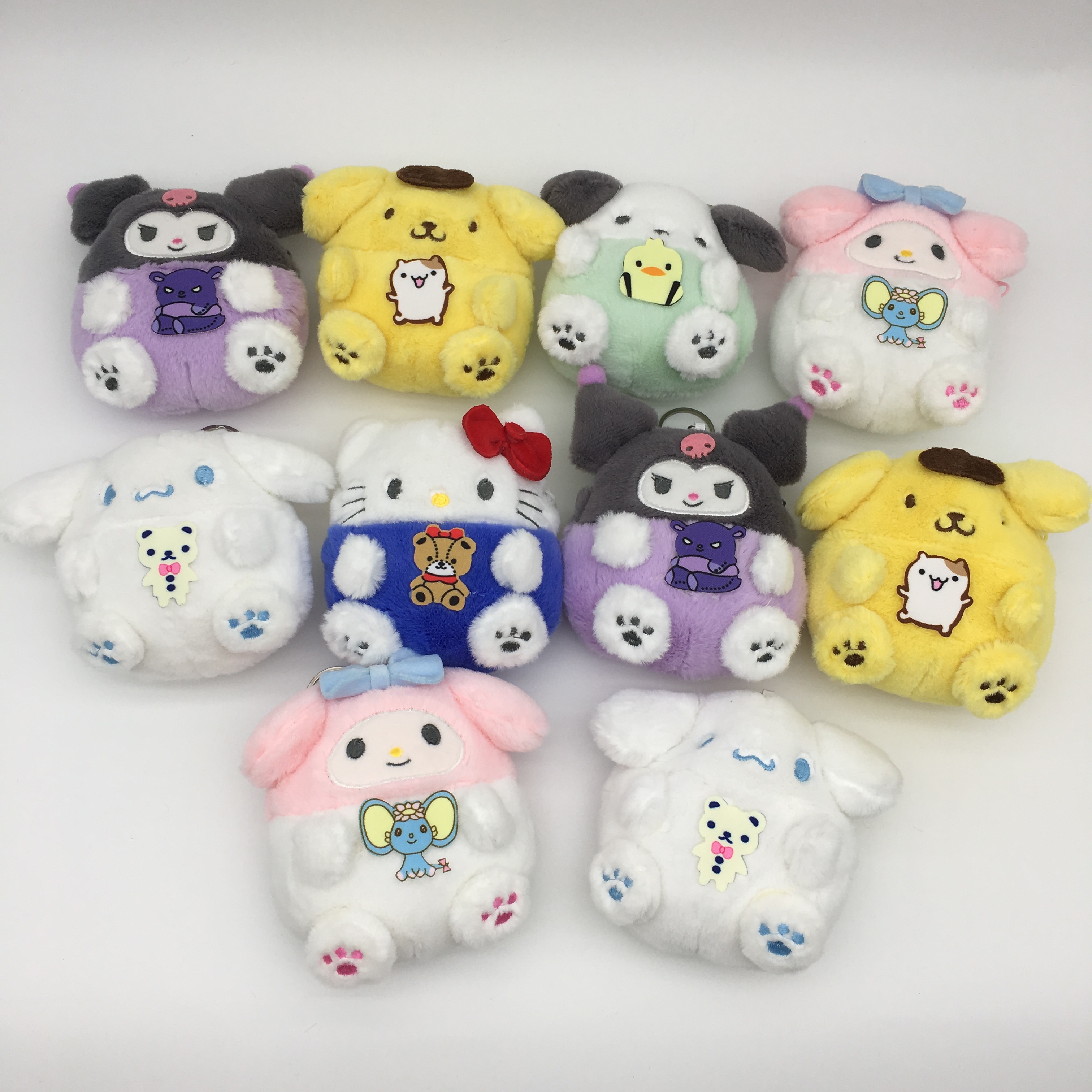 Kuromi anime Plush toy 12cm 10pcs a set