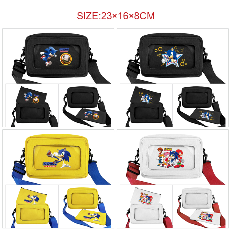 Sonic anime messenger bag