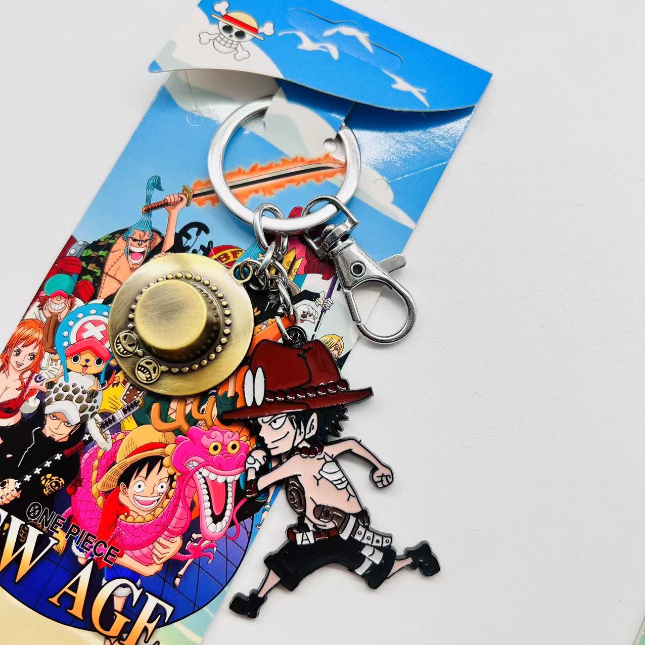 One Piece anime keychain