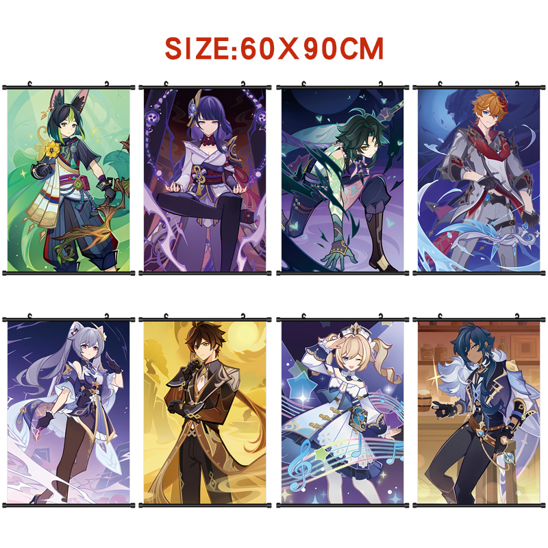 Genshin Impact anime anime wallscroll 60*90cm