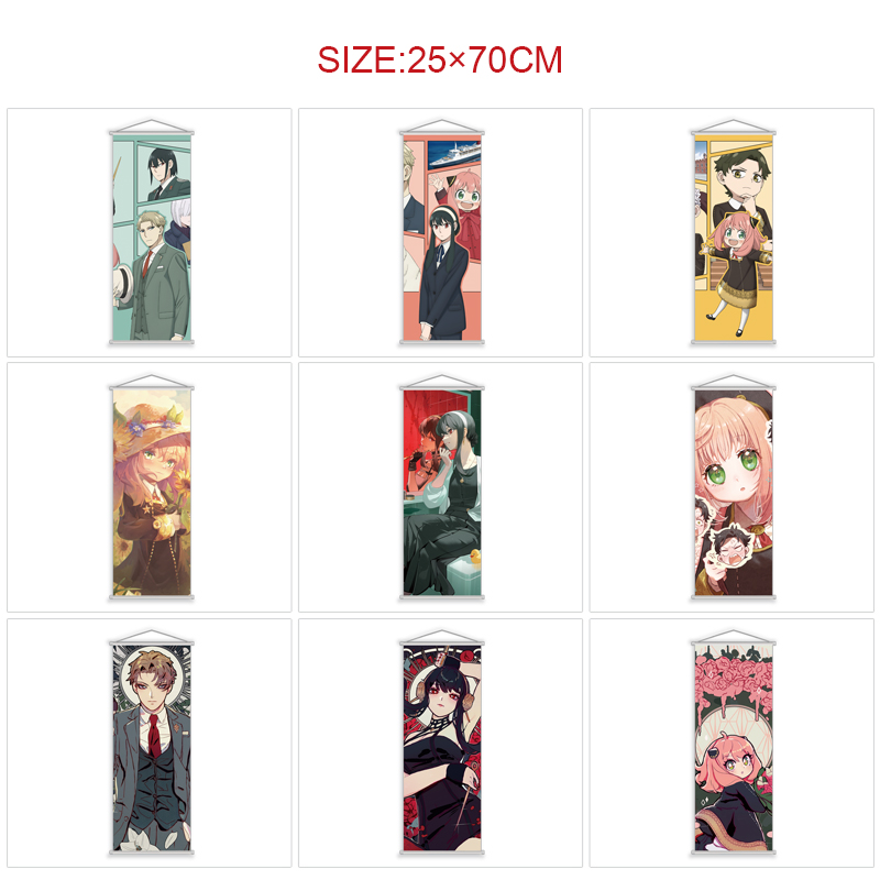 SPY×FAMILY anime wallscroll 25*70cm price for 5 pcs