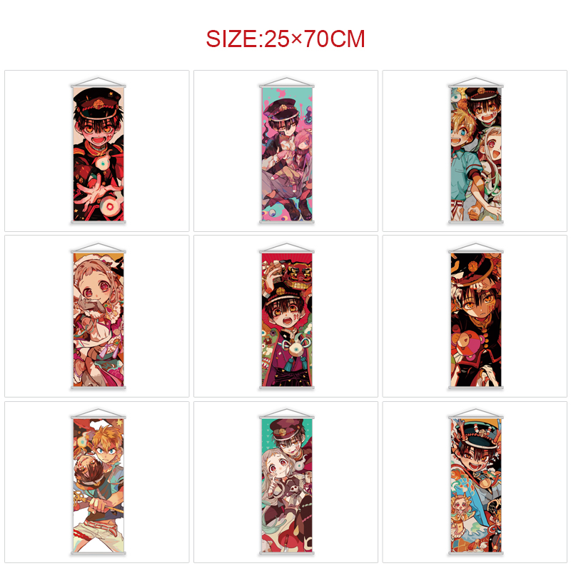 Toilet-bound hanako-kun anime wallscroll 25*70cm price for 5 pcs