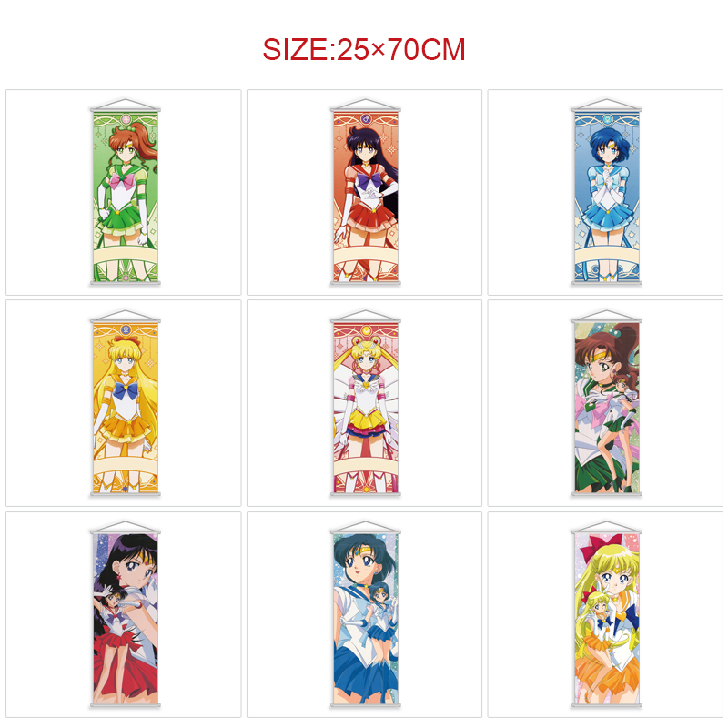 Sailor Moon Crystal anime wallscroll 25*70cm price for 5 pcs